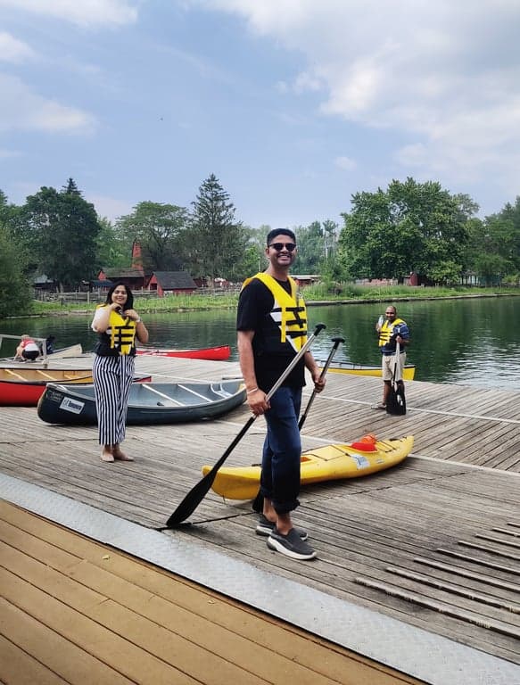 Brahmira team canoe trip